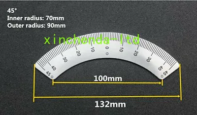 Milling Machine Part 45° Degree Angle Plate Micrometer Scale For Bridgeport • $13.93