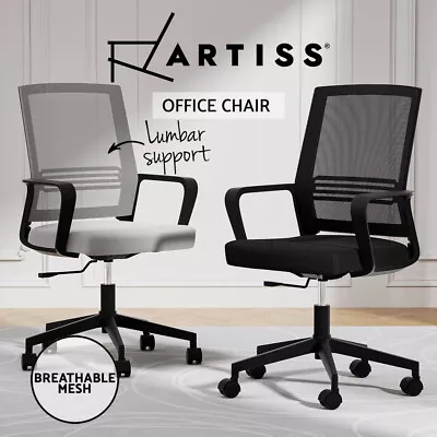 Artiss Mesh Office Chair Computer Gaming Desk Chairs Work Study Mid Back • $56.95