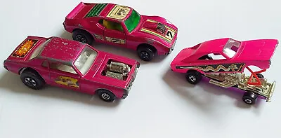 Matchbox Dragsters X 3 - AMX Javelin/Cougar Dragster/Dodge Dragster - Restore? • $18.88