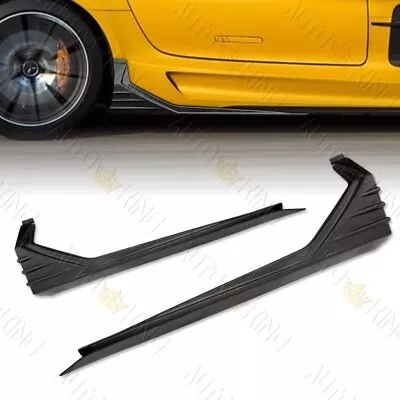 Black 30.6  Mp-style Side Skirt Rocker Splitters Winglet Wings Canard Diffuser • $37.35