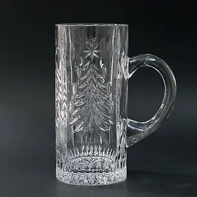 VTG Mikasa CHRISTMAS TREE Glass Beer Stein 7  Discontinued Pattern MINT Germany • $19.95