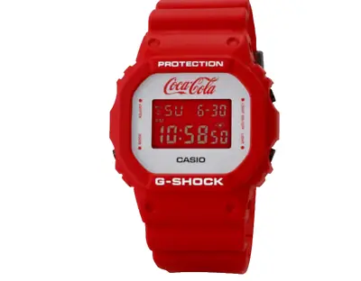 Casio G Shock Coca Cola Limited Edition Mens Red White Wristwatch New • $174