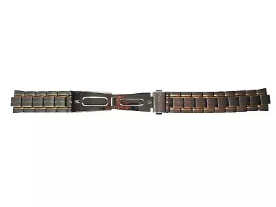 SEIKO Two Tone Gold Stainless Steel -C  Bracelet  Watch Band Push Button MOB.9.I • $19.99