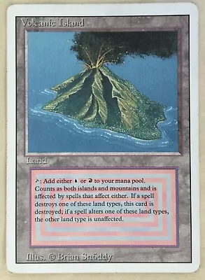 Revised Volcanic Island X1 Mtg Magic The Gathering • $575