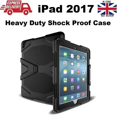 Tough Military Heavy Duty Silicone Rubber Case For IPad 9.7 (5th Generation) • £15.95