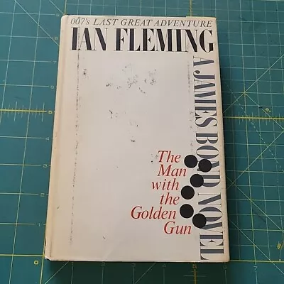 The Man With The Golden Gun By Ian Fleming BCE HCDJ 1965 • $12.99