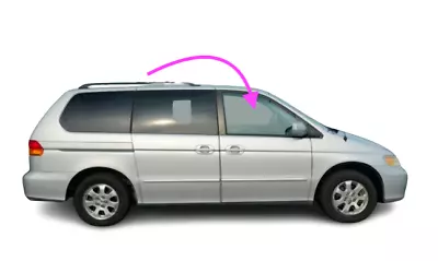 Fits: 1999-2004 Honda Odyssey Mini Van Front Right Passenger Door Window Glass • $78.95