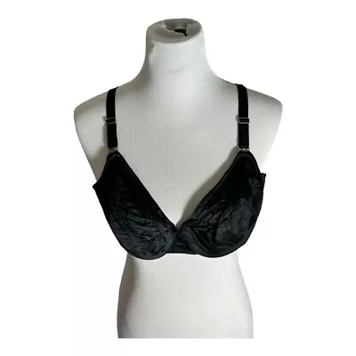 Maidenform Bra 07176 40D Black Underwire Pure Genius Unpadded Lift Sling • $8.99