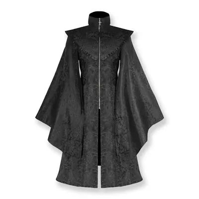 Medieval Warlock Coat Retro Gothic Aristocratic Punk Coat Cosplay  Missionary • $34.18