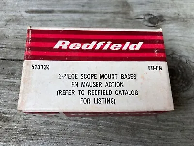 Redfield Frontier 2 Pc Scope Mount Base FN MAUSER Action 513134 FR-FN • $19.95