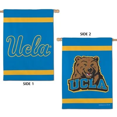 UCLA BRUINS Official NCAA Athletics Logos Premium 2-Sided Wall BANNER Flag • $35.99