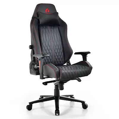 Gaming Chair W/Adjustable Lumbar Support & Meta Base Class-4 Gas Lift 4D Armrest • $199.99