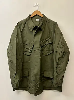 NOS Jungle Fatigue Shirt Size XL/Regular US Army Dated 1968  U-3 • $380
