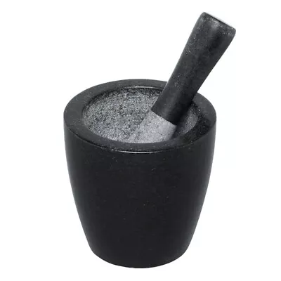 100% Genuine! AVANTI Conical Mortar And Pestle 13 Cm Black! RRP $74.95! • $53.95