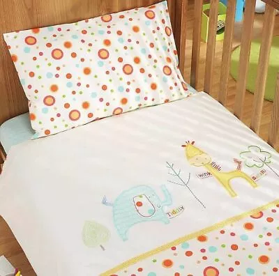 £3.99 • Buy Lollipop Lane Tiddly Wink Safari Cot Bed Pillowcase