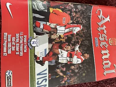 Arsenal Home Programmes *Choose From List*   Discount For Multi-Purchases 95-05 • £0.99