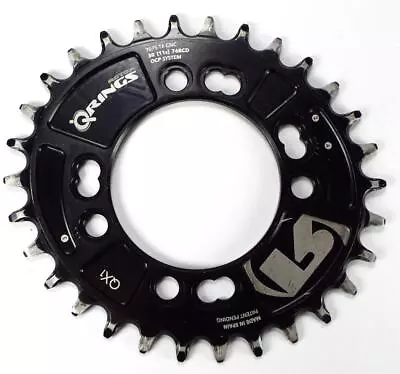 Rotor Q Ring Qx1 - 30t - 76bcd - Oval - 9 10 11 Speed - N/w Cnc Alloy Chainring • £28.98