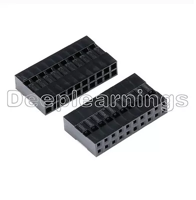 10PCS Dupont Connector Housing Female Connector 2.54mm 254mm 2x10Pin • $0.99