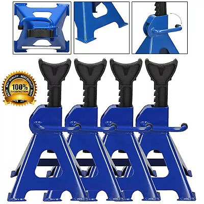 2 Pair Of 3 Ton Car Jack Stands Adjustable Height Auto Van Body Shop Safety Tool • $63.80