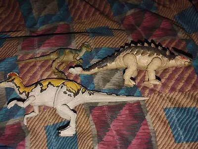 Jurassic Park Hammond Collection ANKYLOSAURUS Pachycephalosaurus & Corythosaurus • $75