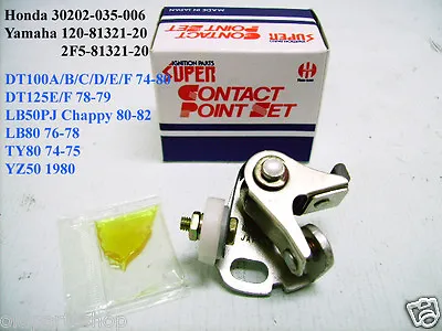 Yamaha Chappy LB50 LB80 YZ50 TY80 DT100 DT125 Contact Point NOS 120-81321-20 • $38.76