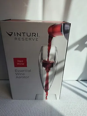 Vinturi Essential Red Wine Aerator ; Stand; Cleaning Kit New In Box • $23