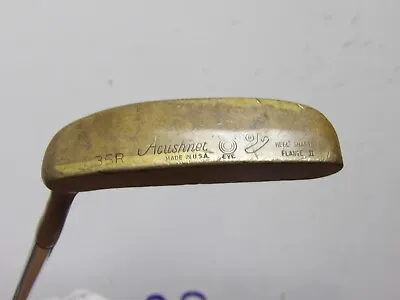 Titleist Acushnet Bullseye Heel Shafted Flange II 35R 34  Putter Very Nice!! • $67.92