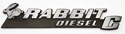 Volkswagen VW Rabbit Diesel C Hatch Badge Emblem OEM 171853687AK • $29.99