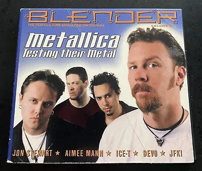 Metallica: Testing Their Metal (Blender Vol 4 Pop Culture Magazine CD-ROM) • $21.99