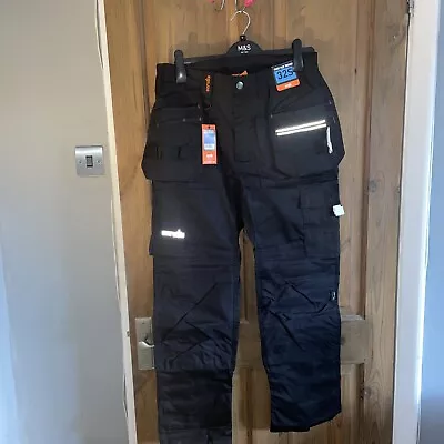 £22.99 • Buy Scruffs Work Trousers New With Tags. Black 32short.
