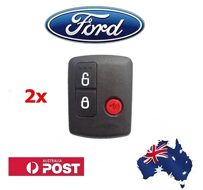 2x Ford Remote Control BA/BF Falcon Territory SX/SY/Ute/Wagon 02-10 3 Button • $19.95