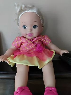 Mattel Little Mommy Doll Sweet As Me Blonde Hair 13  Vinyl Cloth Ballet Tutu • $20