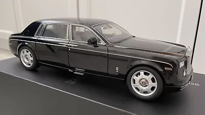 1/18 KYOSHO ROLLS ROYCE PHANTOM EXTENDED WHEELBASE (Black) EWB MINT • £269