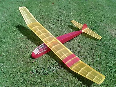 'Dolphin' ~ KK Vintage Free-flight Model Glider ~ Laser-cut Balsa Rib Set • £16