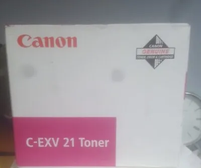 NEW Canon C-exv21 Genuine Original Magenta Toner Cartridge • £16.50