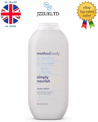 Method Body Wash Simply Nourish Paraben And Phthalate Free 532 Ml • £18.99