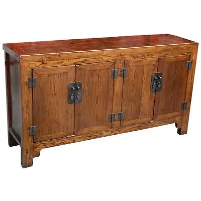 $2980 • Buy Natural Elm Wood Sideboard Buffet - Chinese Antique Furniture  (22-012)