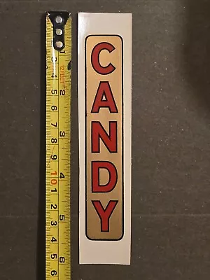 CANDY Waterslide Decal Candy Penut Gumball Vending Machine (227) • $19.99