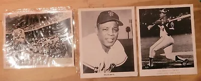 Babe Ruth Hank Aaron Willie Mays Photos Portraits Pictures Vintage 8x10 • $25