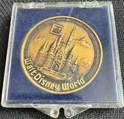 Walt Disney World Bronze Commemorative Coin / Token In Protective Case • $18.50