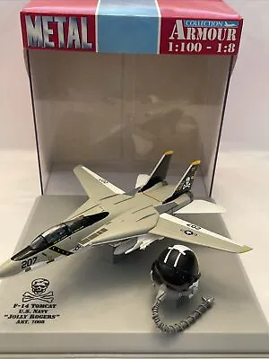 Armour Collection 1:100 F-14 Tomcat U.S. Navy  Jolly Rogers  Vintage Diecast • $140