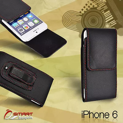 Flip Leather Holster Pouch Case Cover For IPhone  6 (4.7 ) With Belt Clip Vertic • £3.70