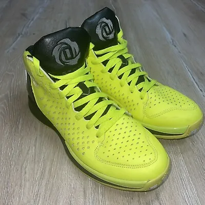 Adidas Men’s D ROSE 3 Electricity G56949 Basketball Shoes Size 10.5 Yellow Black • $24.88