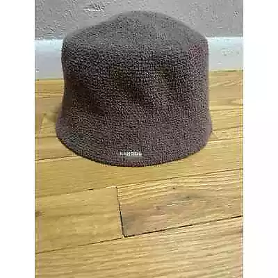 Kangol Mauve Textured Flock Flowerpot Bucket Hat One Size • $20