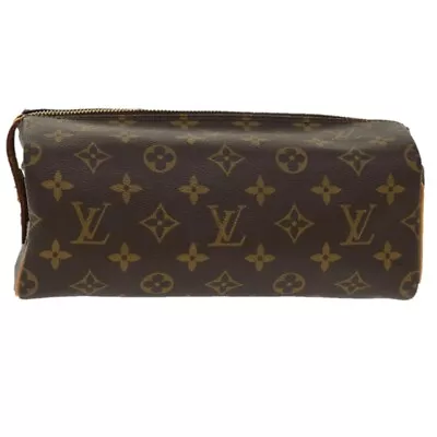 LOUIS VUITTON Monogram Trousse Patte Pression Cosmetic Pouch M47636 Auth 33046 • £151.20