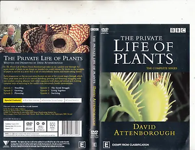 The Private Life Of Plants-2003-David Attenborough-Adventure DA-2 DVD • £21.66