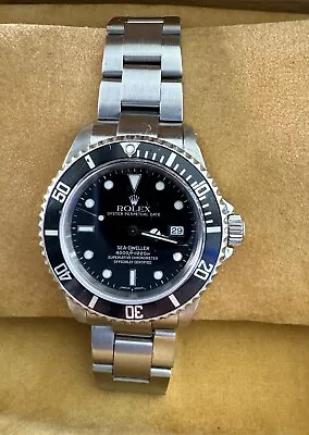 Rolex Sea Dweller 16660 Black Dial Stainless Steel Men’s Watch 40mm • $9500