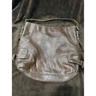 Vtg Michael Kors  30U51BVH2L Brown Leather Shoulder Bag Purse • $20