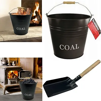 £13.90 • Buy 12L Metal Coal Bucket Fireside Storage Coal Bin Skuttle Fire Log Shovel Dustpan