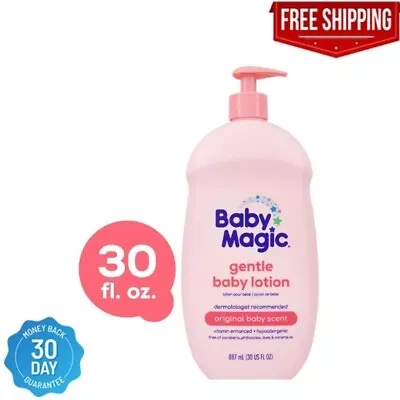 Baby Magic Gentle Baby Lotion Original Baby Scent Hypoallergenic 30 Oz • $8